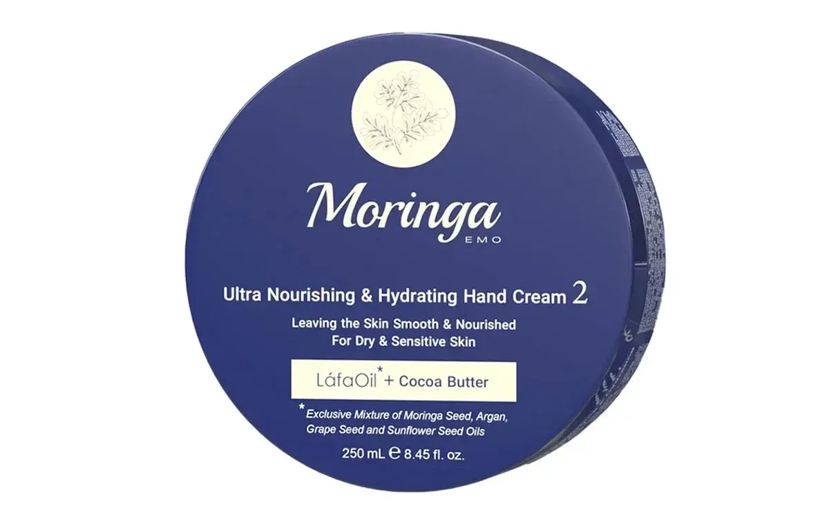 کرم دست فوق‌مغذی و آبرسان مورینگا اِمو مدل 2 (Moringa Emo)