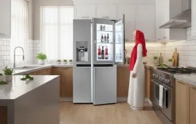 نقد و بررسی یخچال فریزر ساید بای ساید ۲۹ فوت دوو SXi30-10W