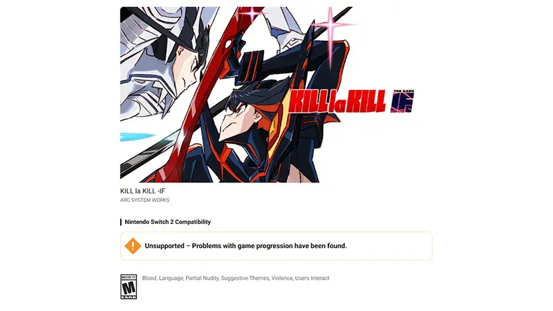 Switch Compatibility Test