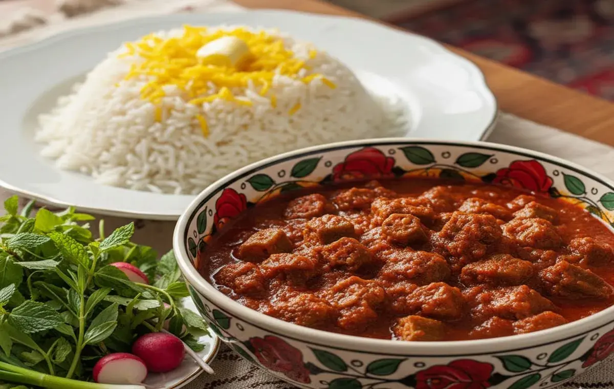 خورش بامیه غذای مناسب دیسک کمر