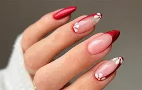 طرح ناخن قرمز جدید