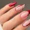 طرح ناخن قرمز جدید