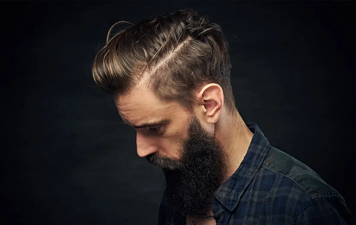 انواع مدل مو ساید پارت مردانه