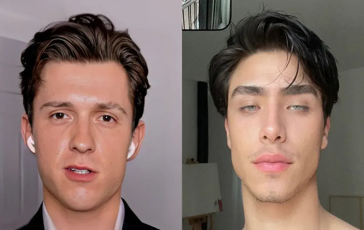 مدل مو ساید پارت شلخته