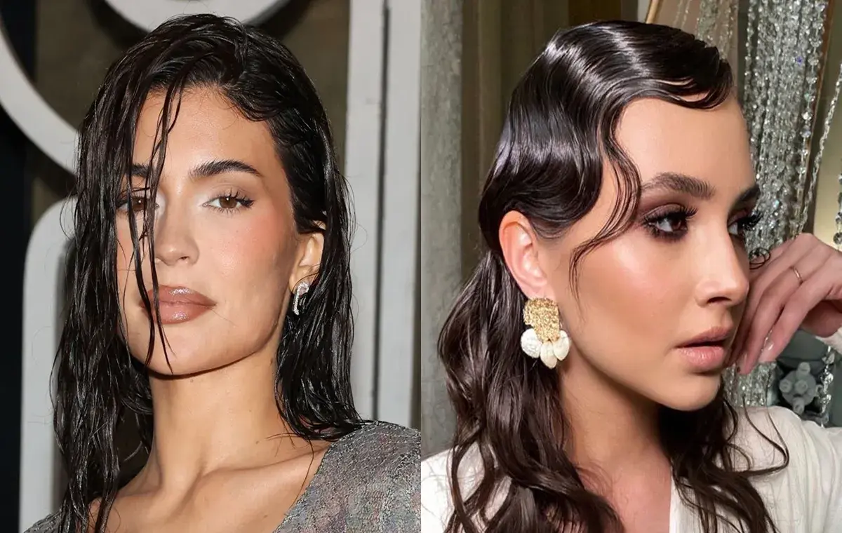 مدل مو خیس دخترانه بلند