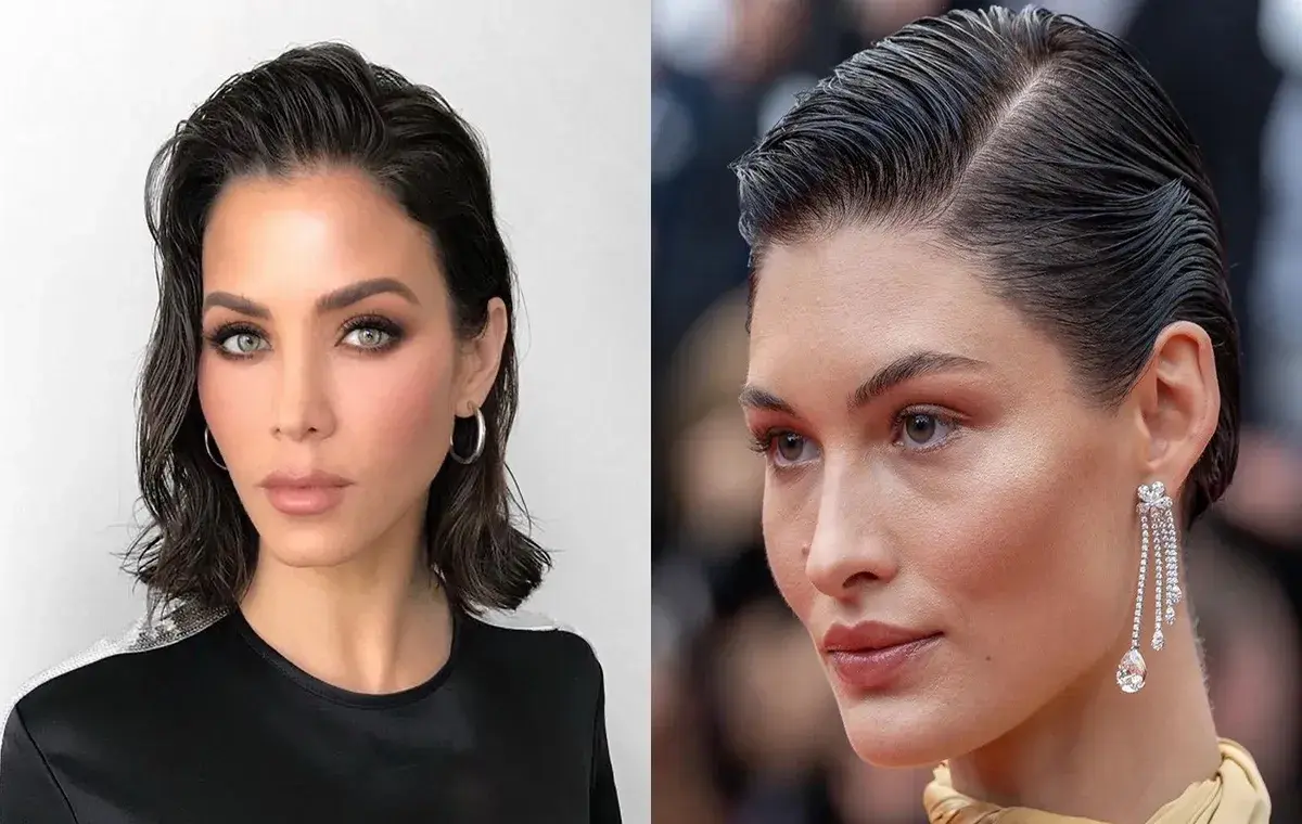 مدل مو خیس دخترانه کوتاه