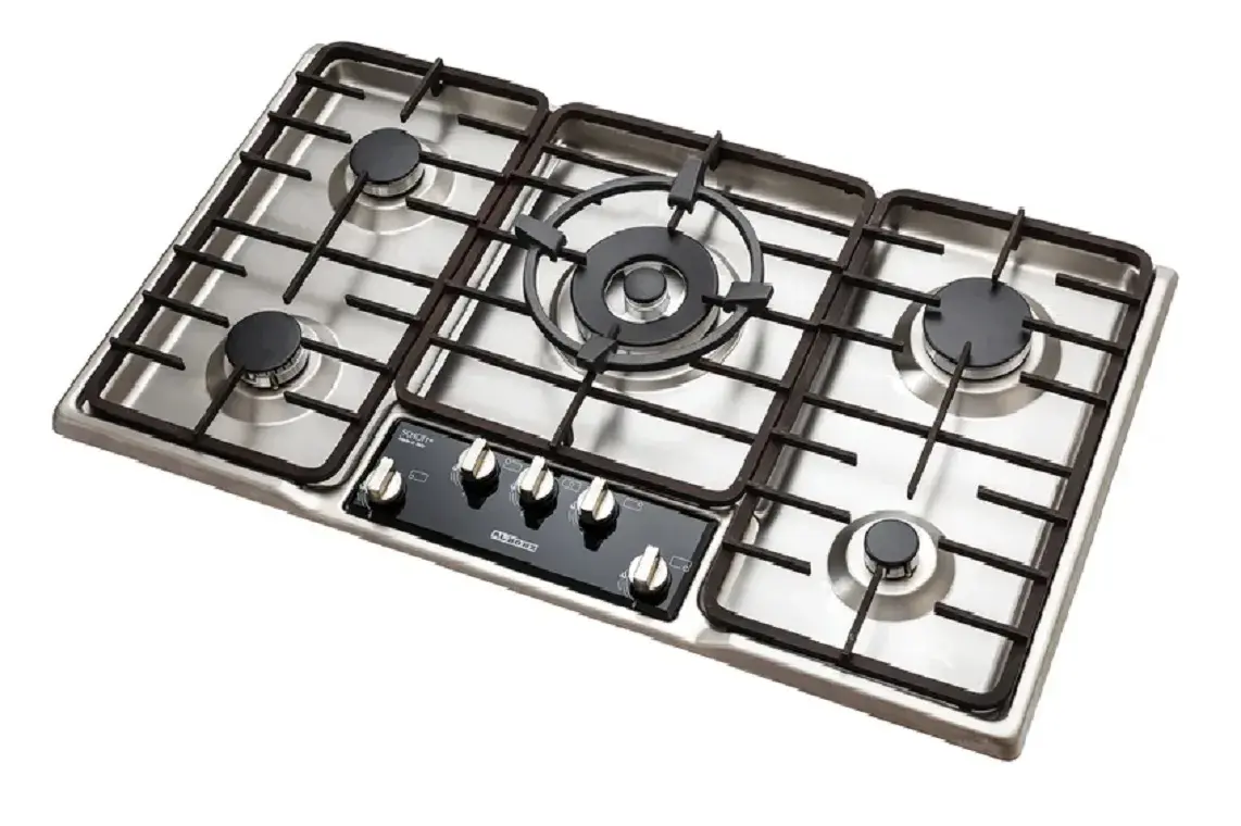 اجاق گاز صفحه‌ای پنج شعله استیل البرز مدل S-5901