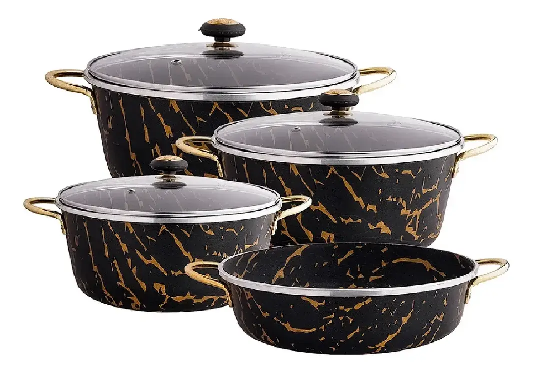 سرویس قابلمه و تابه گرانیتی ۷ پارچه سورنا