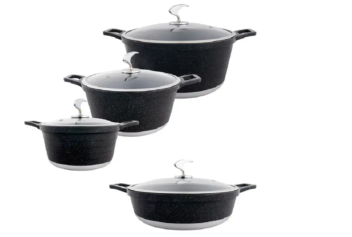 سرویس قابلمه گرانیتی 8 پارچه نیو لایف