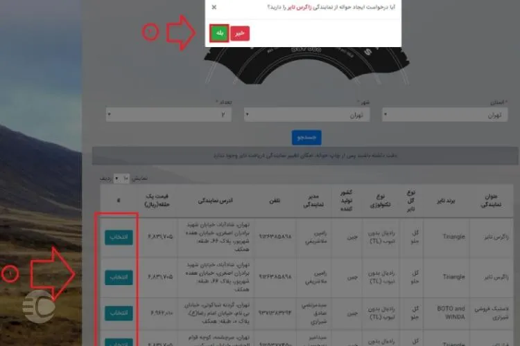 ثبت نام لاستیک دولتی