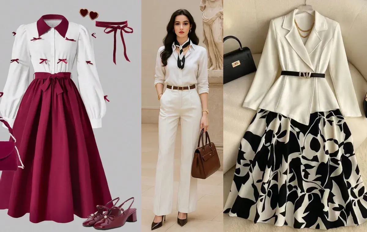 استایل کلاسیک تابستانه دخترانه با لباس‌های خنک و روشن