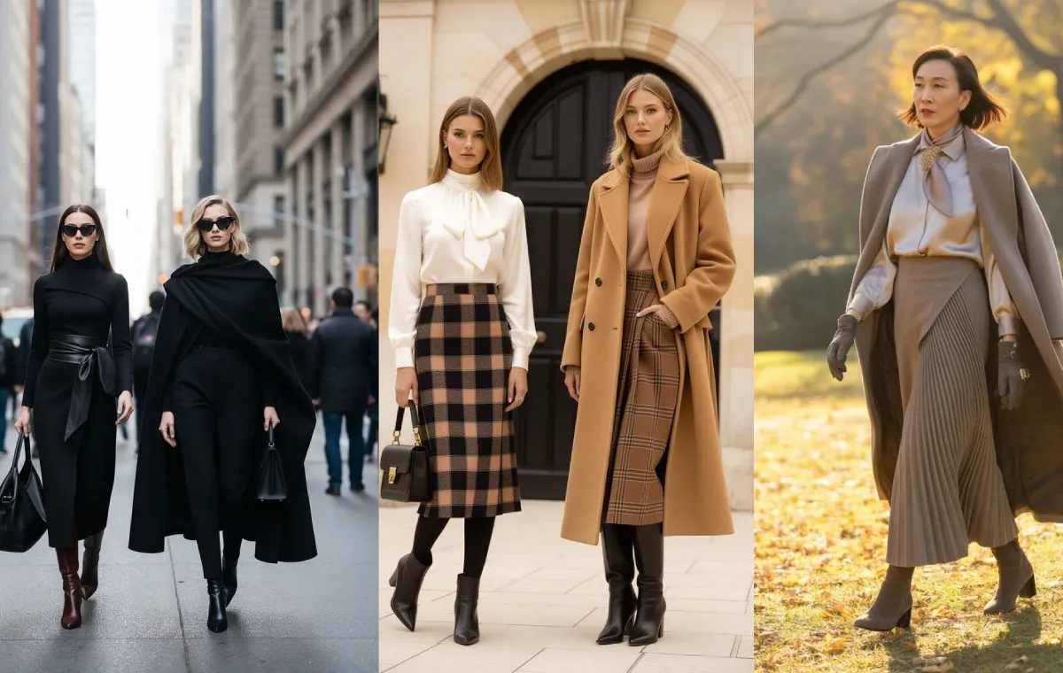 استایل کلاسیک دخترانه با دامن