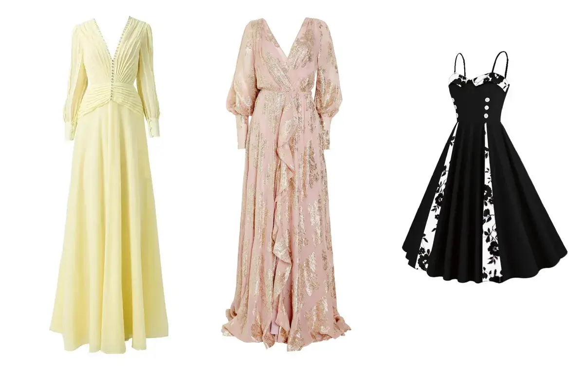 لباس مجلسی چیندار یا پلیسه