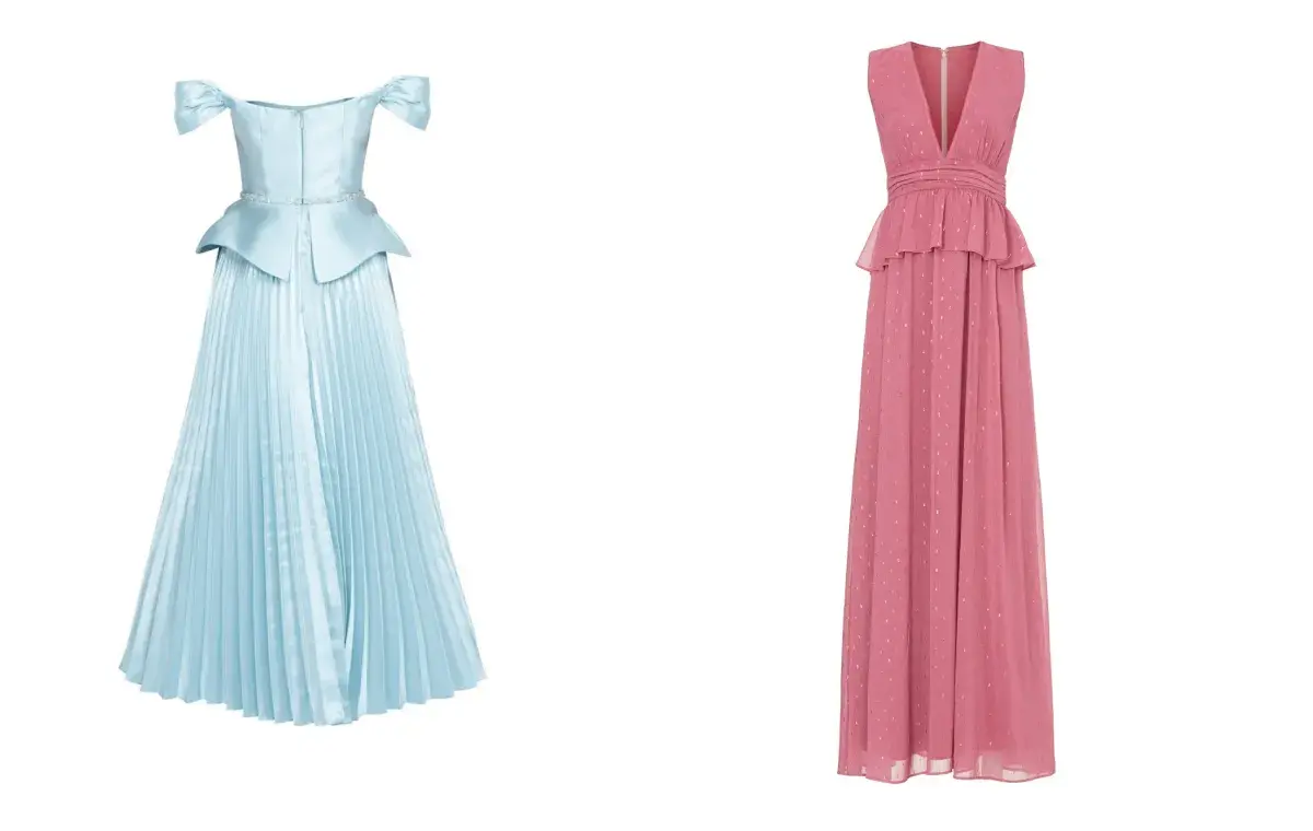 لباس مجلسی پپلوم (چیندار در کمر)