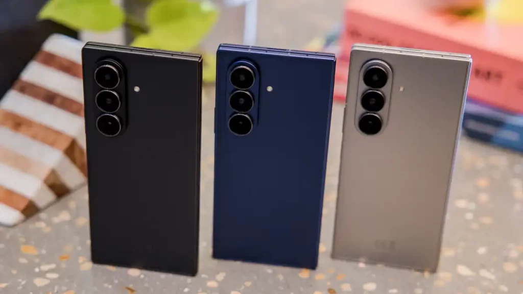 رنگبندی گوشی تاشو سامسونگ