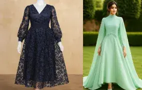 مدل لباس مجلسی گیپور