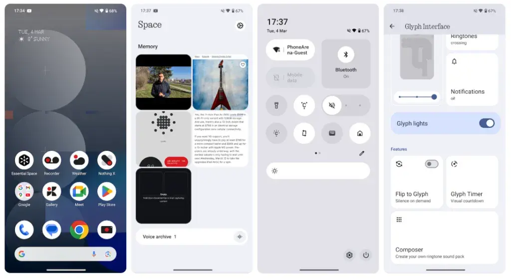 نرم افزار Nothing Phone 3a Pro