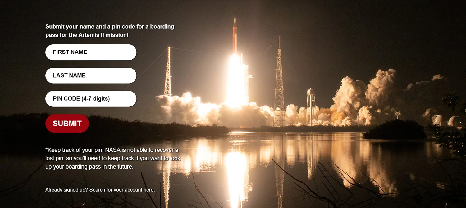 فیلد های مخصوص فرستادن اسامی به ماه