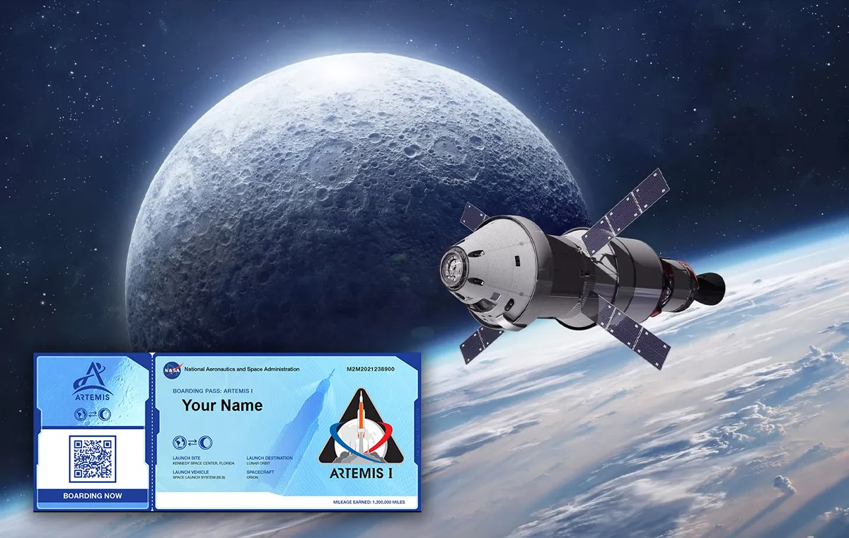 راهنمای نام‌نویسی در ناسا برای فرستادن اسم به ماه با مأموریت آرتمیس ۲