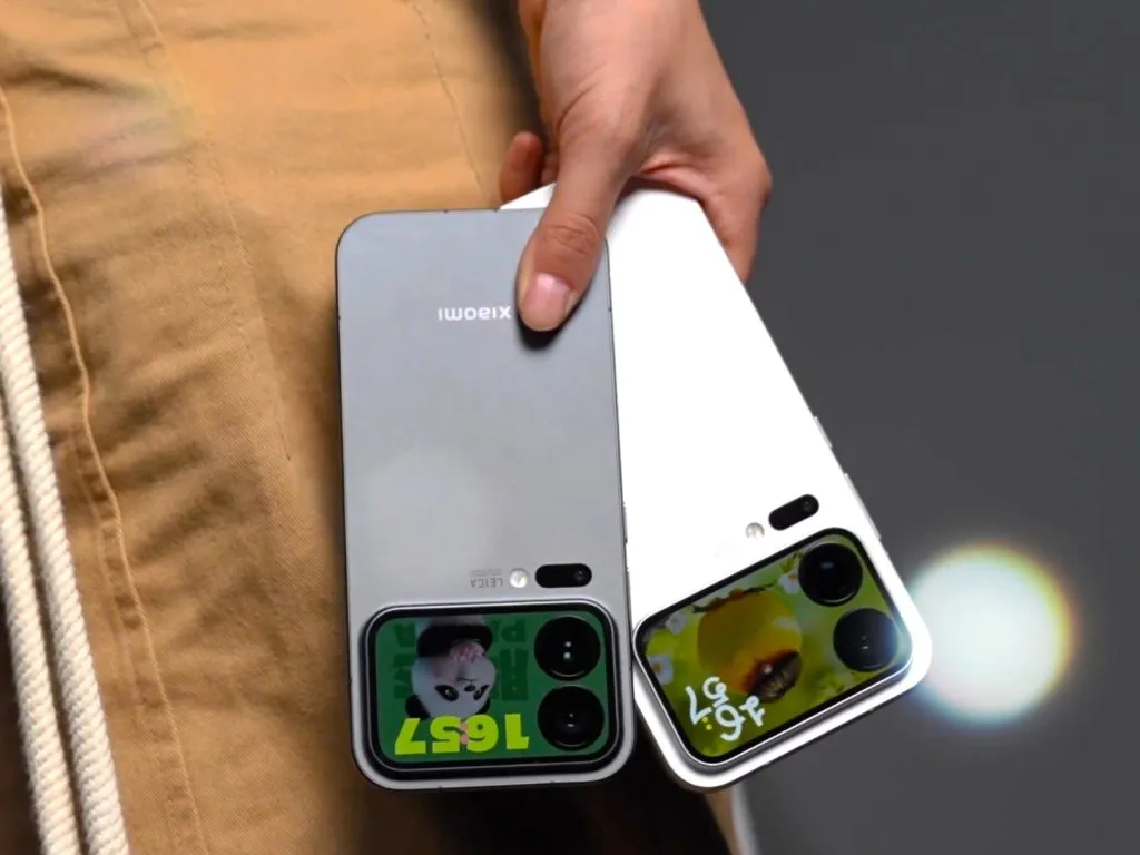 پنل نمایشگر ثانویه در گوشی شیائومی 18 پرو