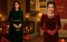 مدل لباس شب یلدا برای عروس