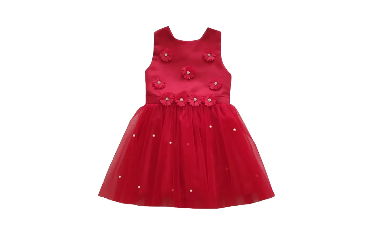 پیراهن دخترانه مدل گلدار شب یلدا