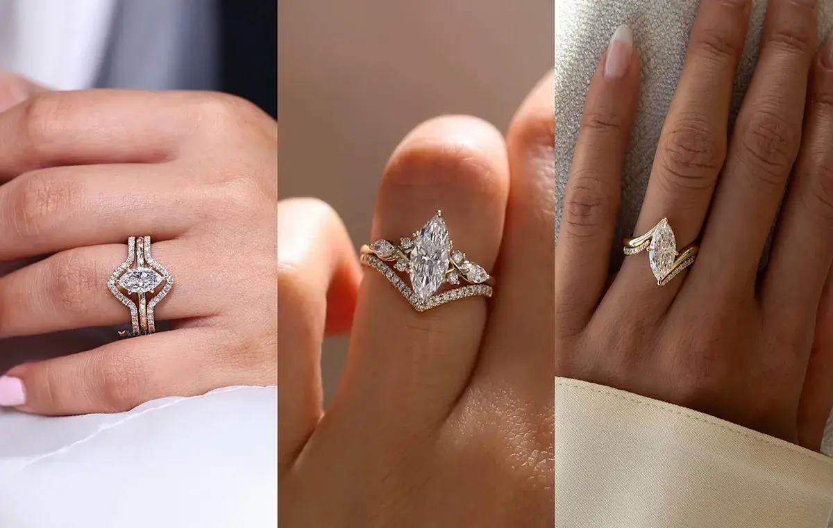 مدل حلقه ازدواج مارکیز