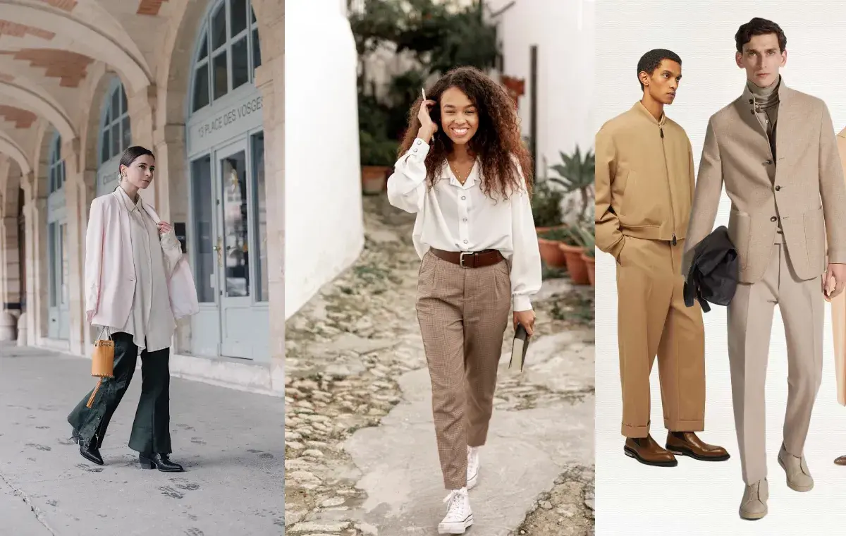 رنگ نود در استایل زنانه و مردانه