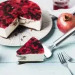 چیز کیک انار یلدایی