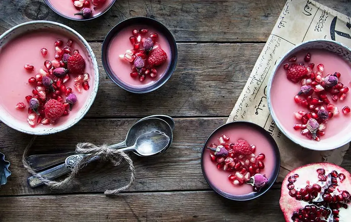 پودینگ انار