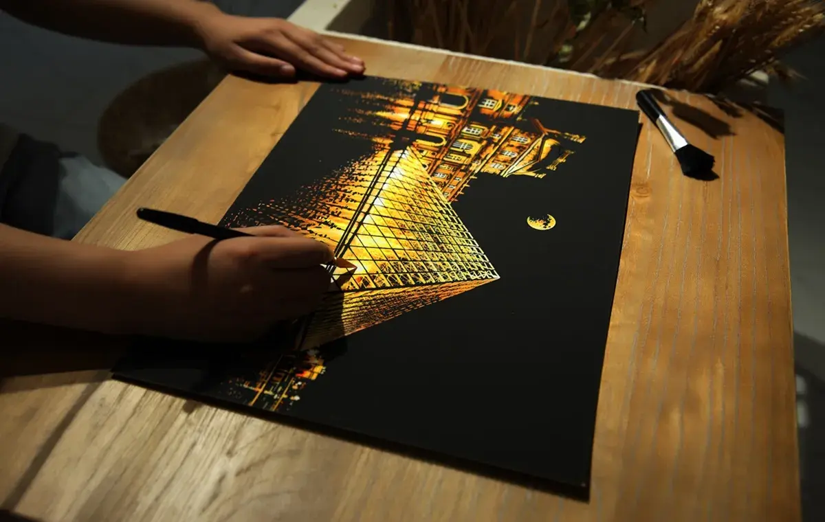 نقاشی خراشیدنی (اسکرچ)