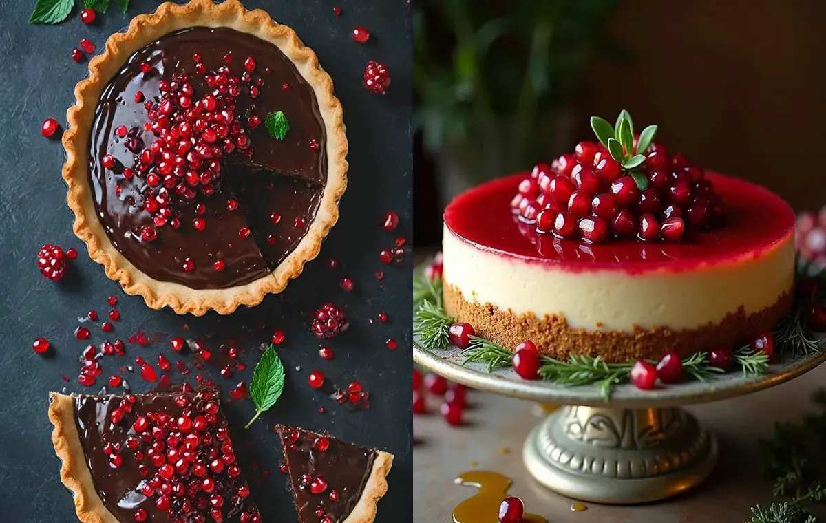 تزیین کیک شب یلدا خانگی بدون خامه