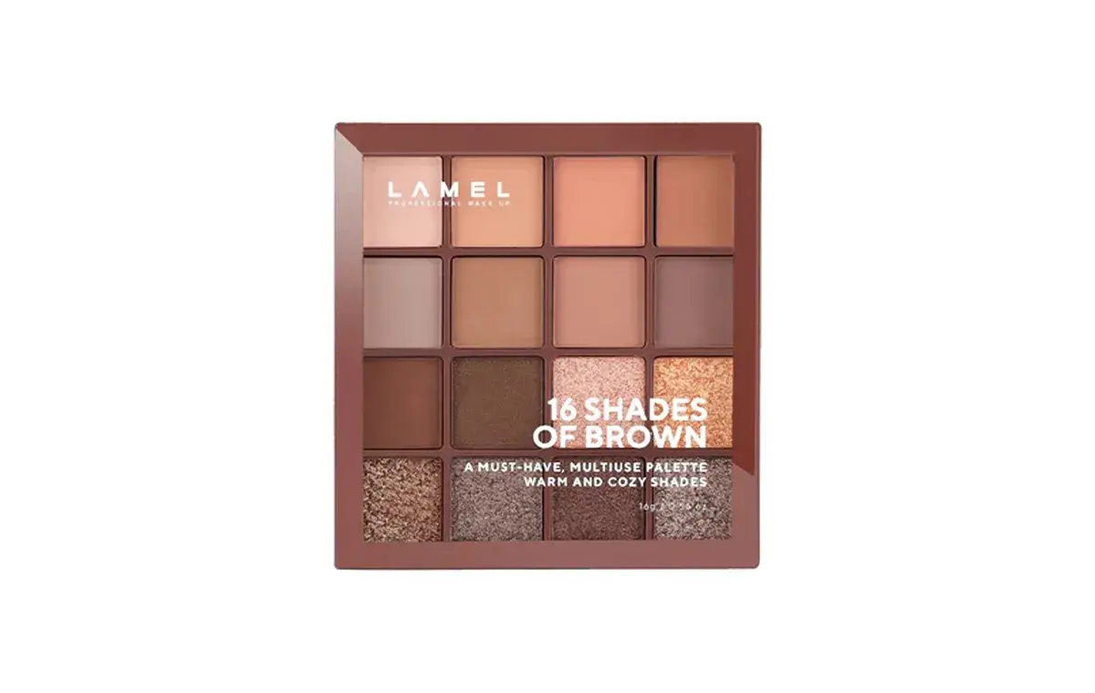 پالت سایه چشم لامل مدل Shades of Brown