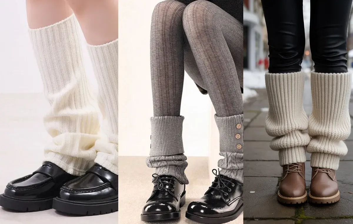  لگ وارمر با کفش اکسفورد یا لوفر