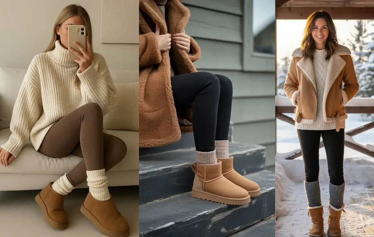 لگ وارمر و بوت ساق‌کوتاه