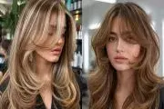 مدل چتری پروانه‌ای برای موی بلند