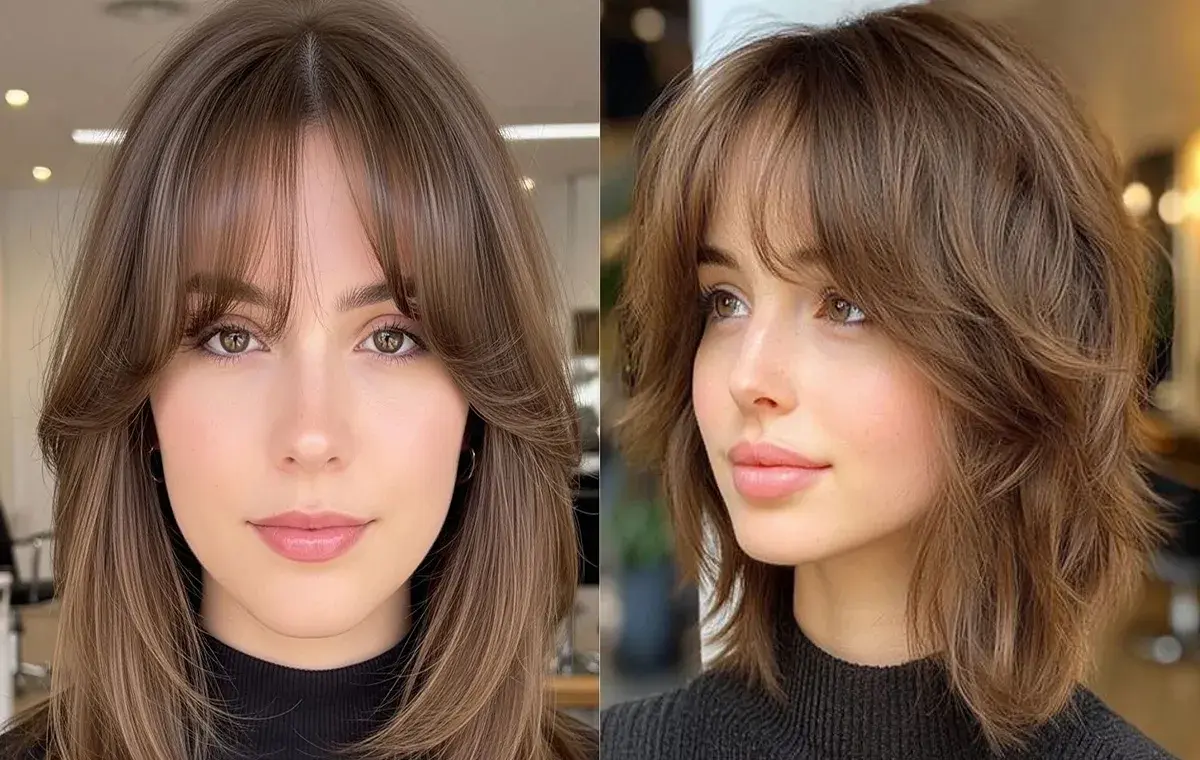 مدل چتری پروانه‌ای کوتاه