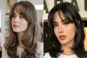 مدل چتری پروانه‌ای کوتاه