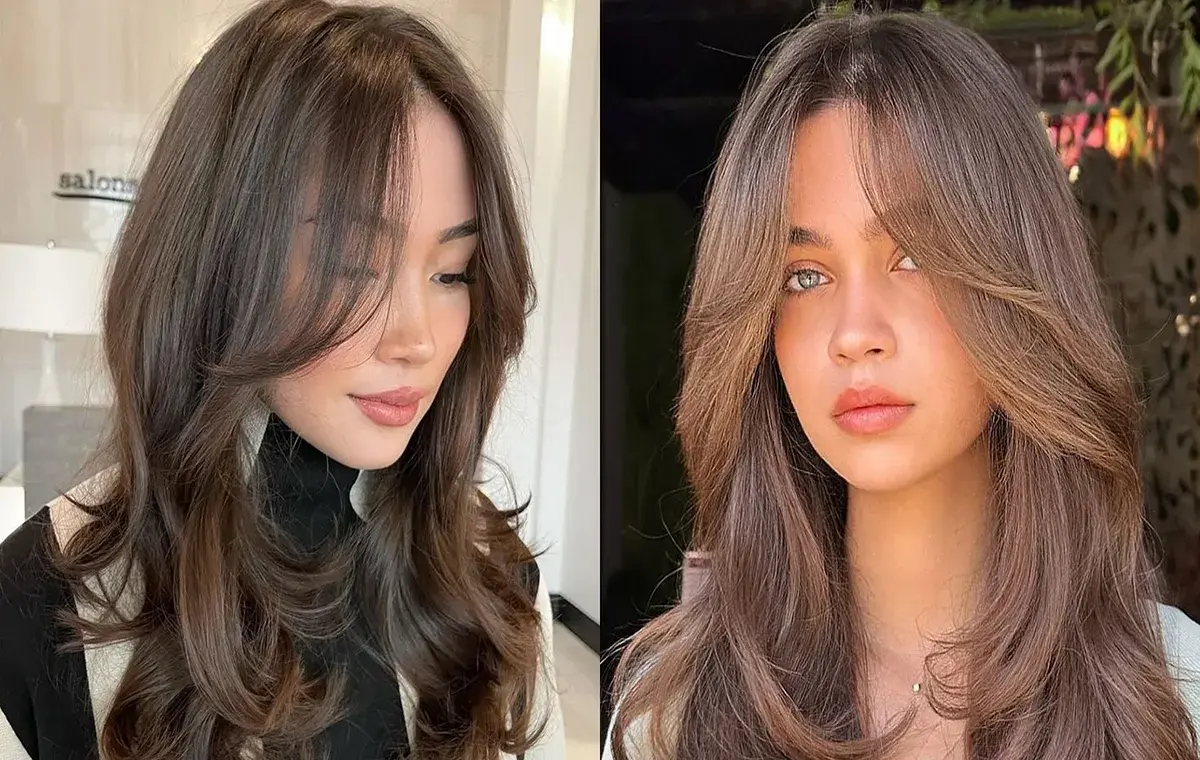 مدل چتری پروانه‌ای بلند