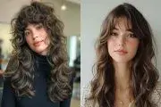 مدل چتری پروانه‌ای برای موی فر