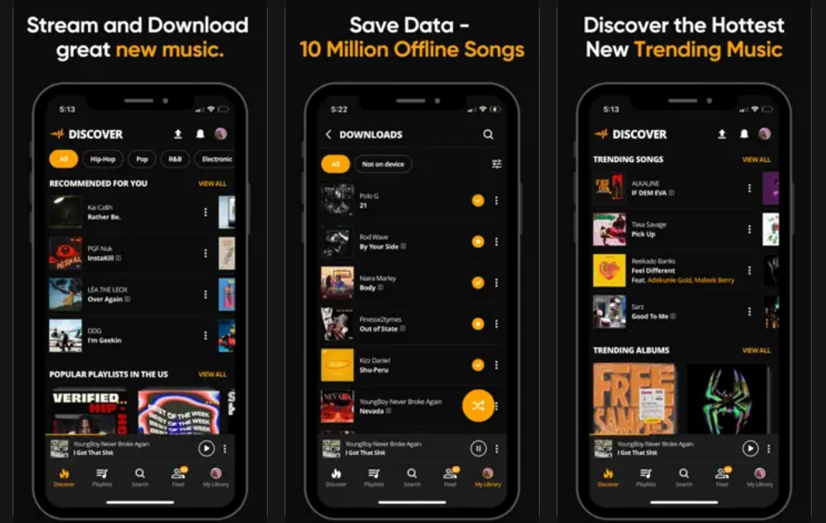 Audiomack؛ کشف آهنگ‌های جدید