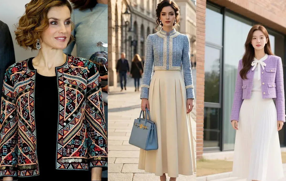 مدل کراپ کت مجلسی