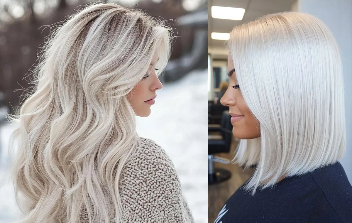 رنگ موی یخی کریستالی و رنگ موی یخی کریستالی بدون دکلره