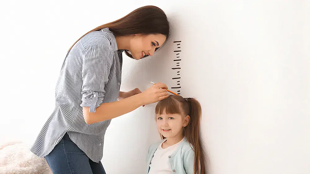 کنترل نمودار رشد قد کودک و نوجوان با تغذیه صحیح و صبحانه مقوی