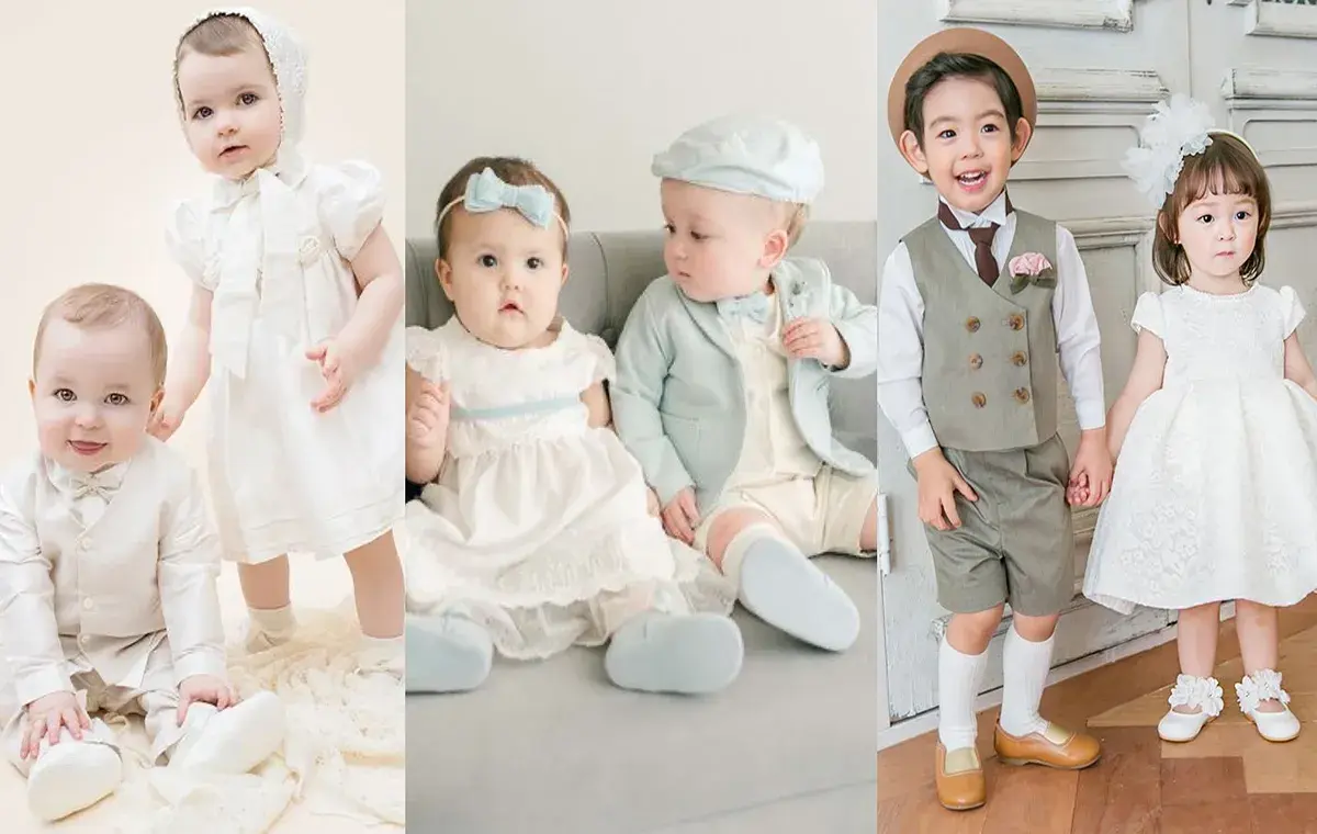 مدل ست خواهر برادری برای عید نوزاد