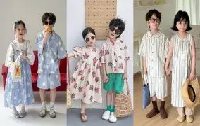 مدل ست خواهر برادری برای عید کژوال