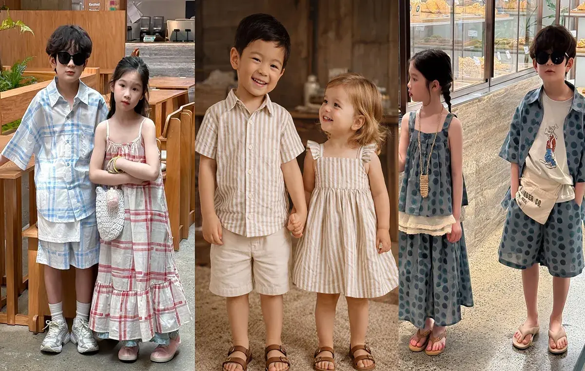 مدل ست خواهر برادری برای عید کژوال