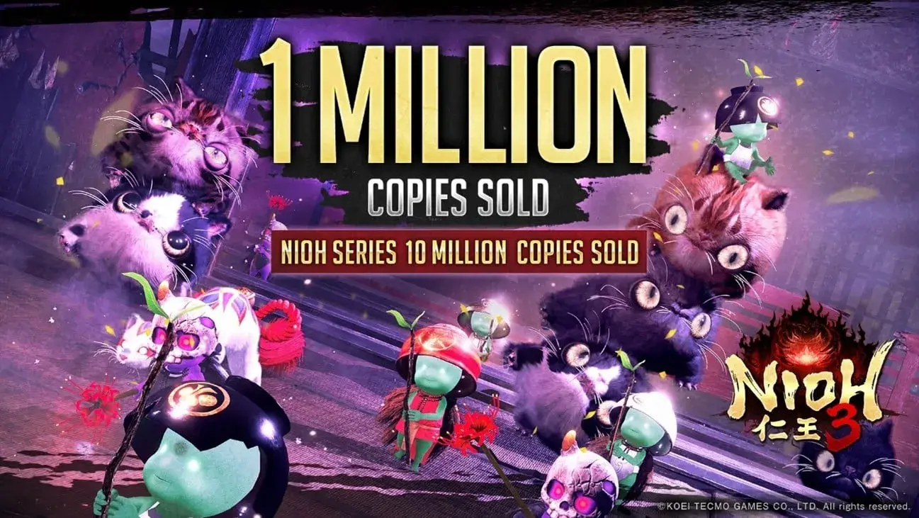 Nioh 3 One Million Sales