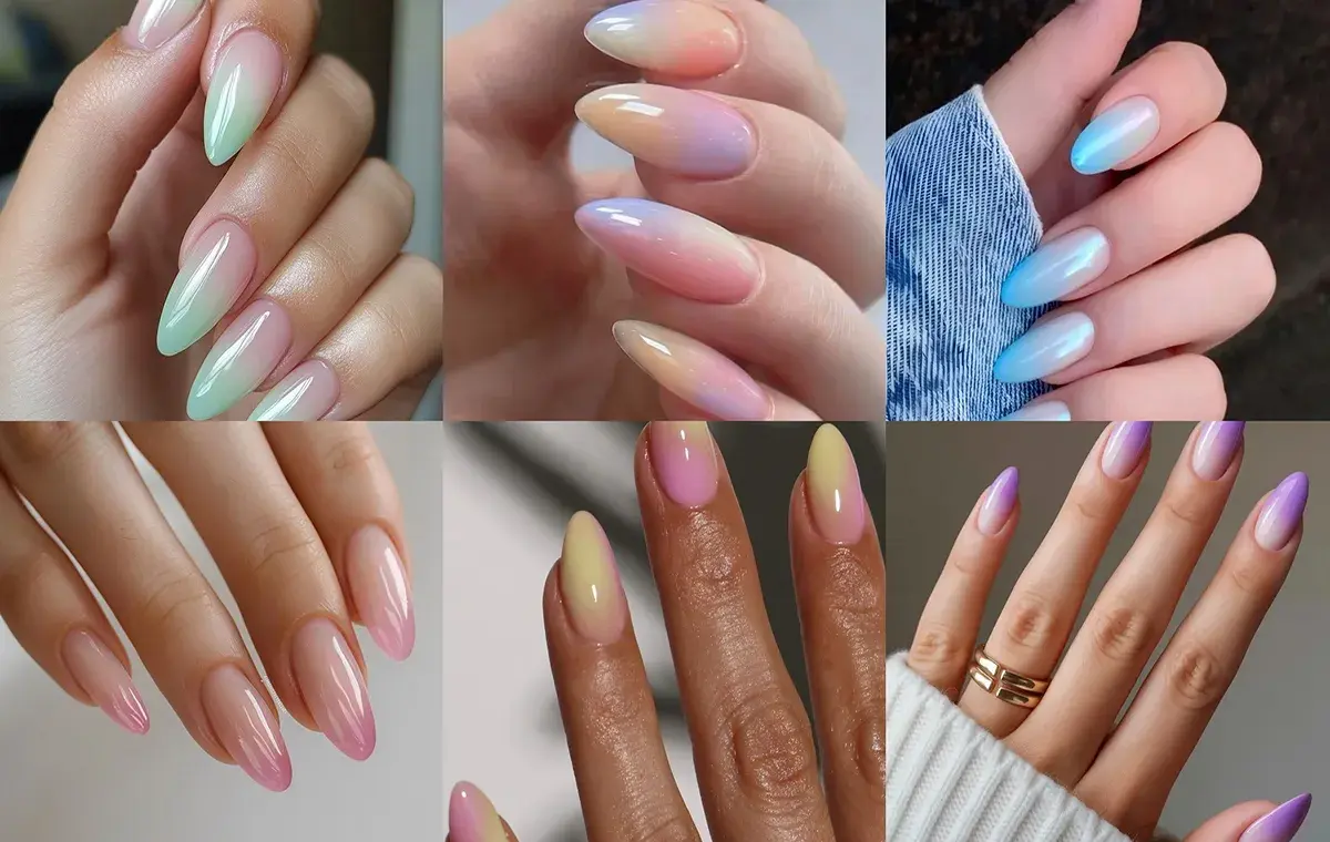 مدل ناخن برای عید آمبره