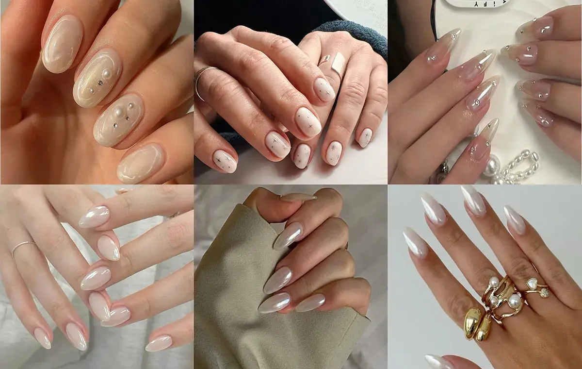 طرح ناخن جدید برای عید با رنگ سال